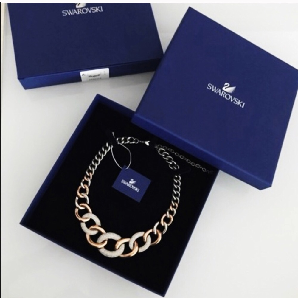Swarovski sparkling links large necklace - Picture 6 of 7